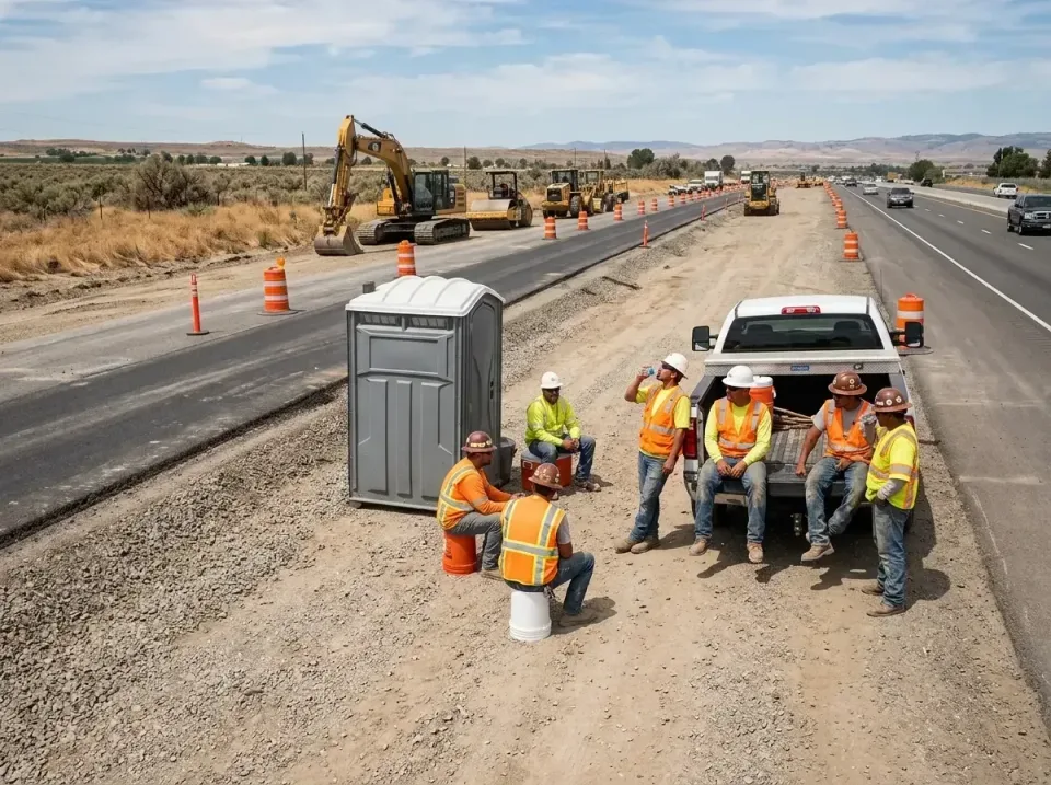 highway-road-construction-crew-007 — frequently asked questions, Porta Potty and Restroom Rentals in Hot Springs, SD